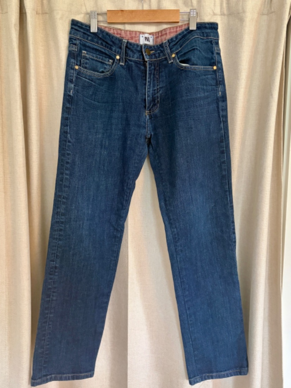 Paige Men's Doheny Dark Wash Straight Leg Jeans - Size 31